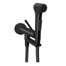 Смеситель с гигиеническим душем JACOB DELAFON Elate E28317-BL встраиваемый черный